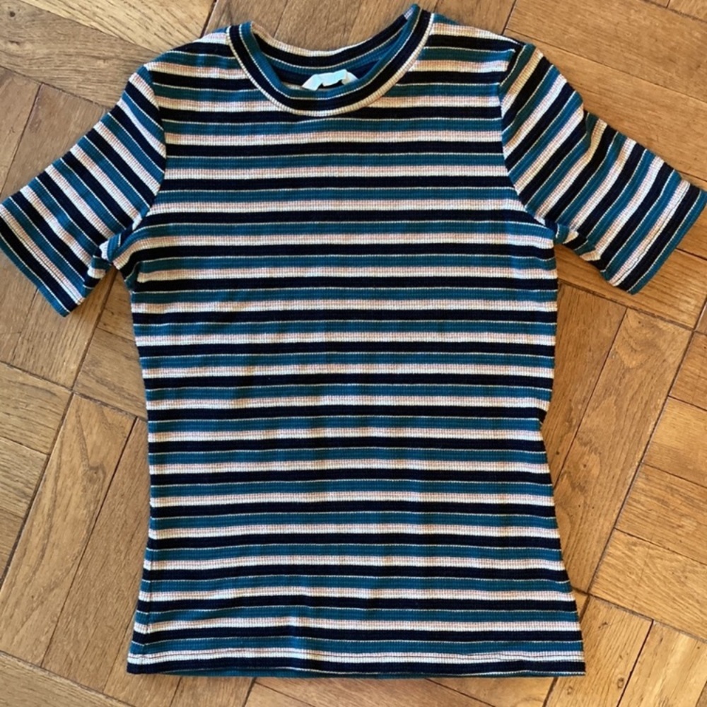 H&M striped short sleeve t-shirt XS